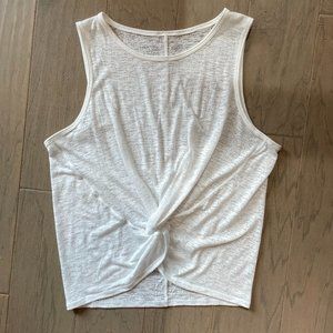 Lululemon Crop Twist front burnout tank